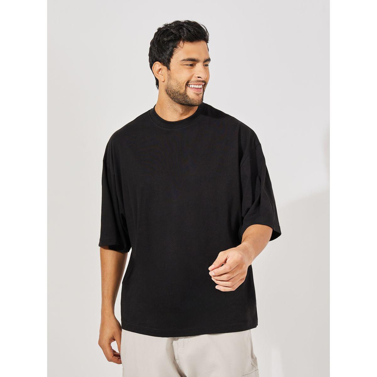 Styli Back Applique Detail Pure Cotton Boxy T-Shirt-men-clothing-tshirtsandpolos-tshirts-image-3