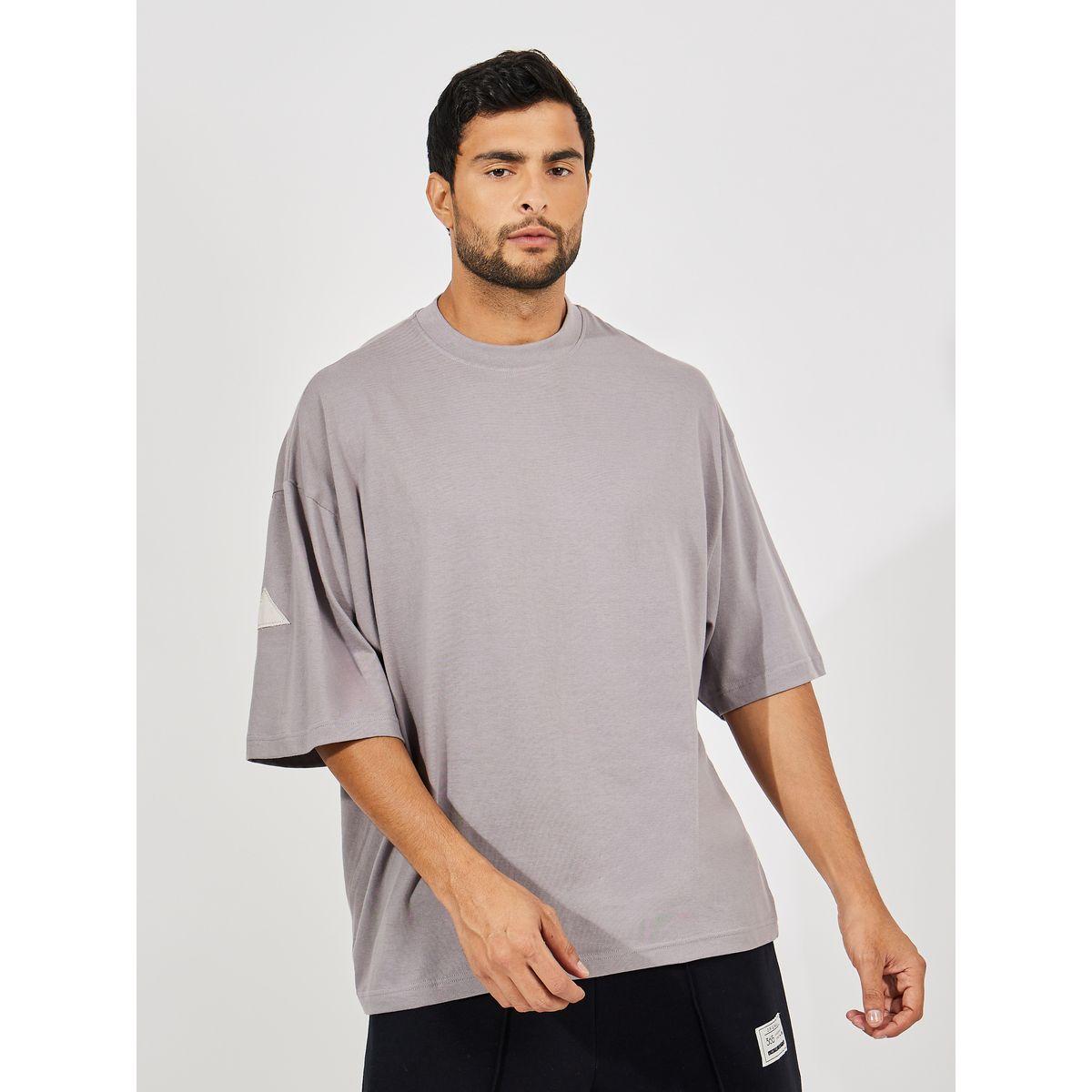 Styli Back Applique Detail Pure Cotton Boxy T-Shirt-men-clothing-tshirtsandpolos-tshirts-image-3