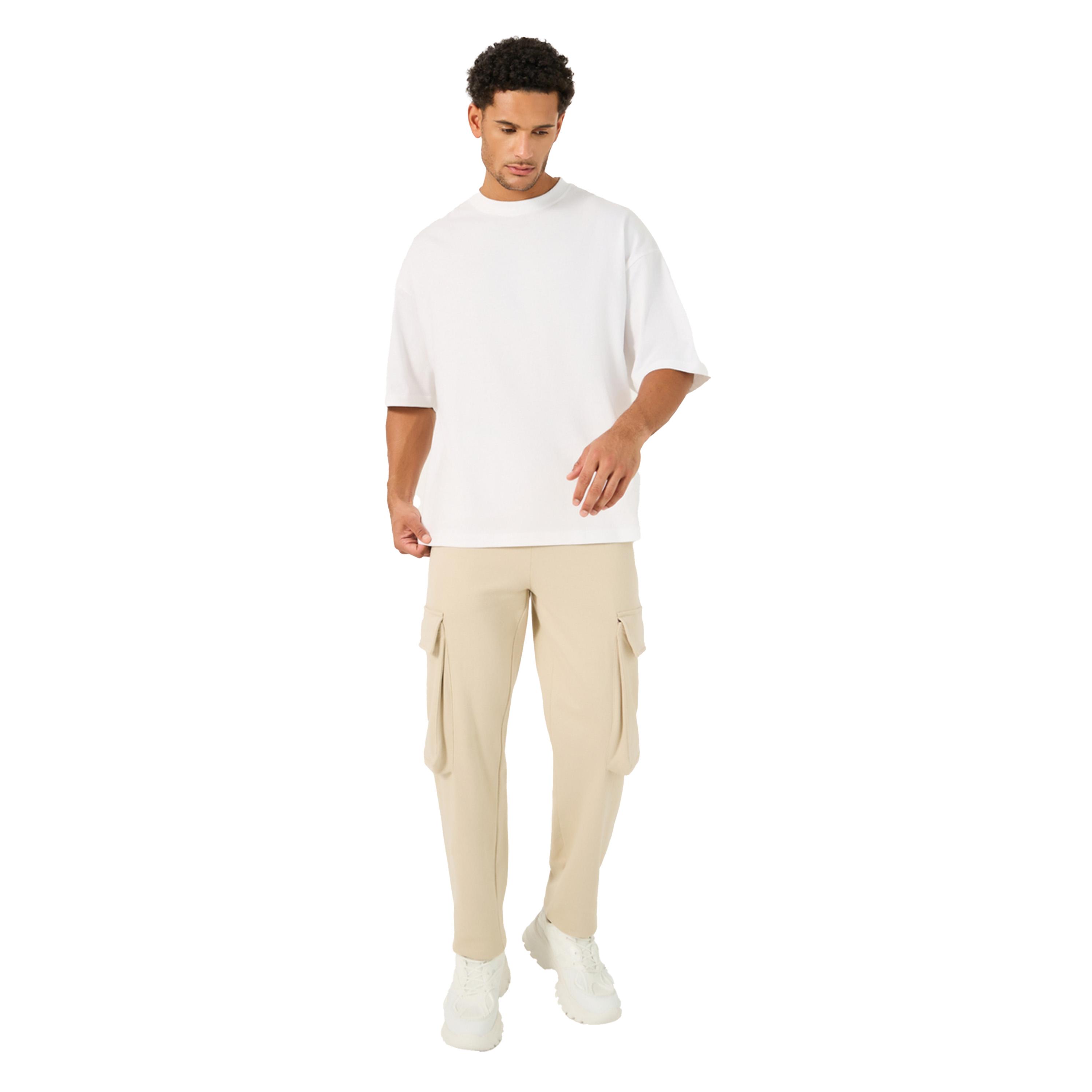 ستايلي - تي شيرت مربع من القطن الخالص مزين بتفاصيل خلفية-men-clothing-tshirtsandpolos-tshirts-image-3
