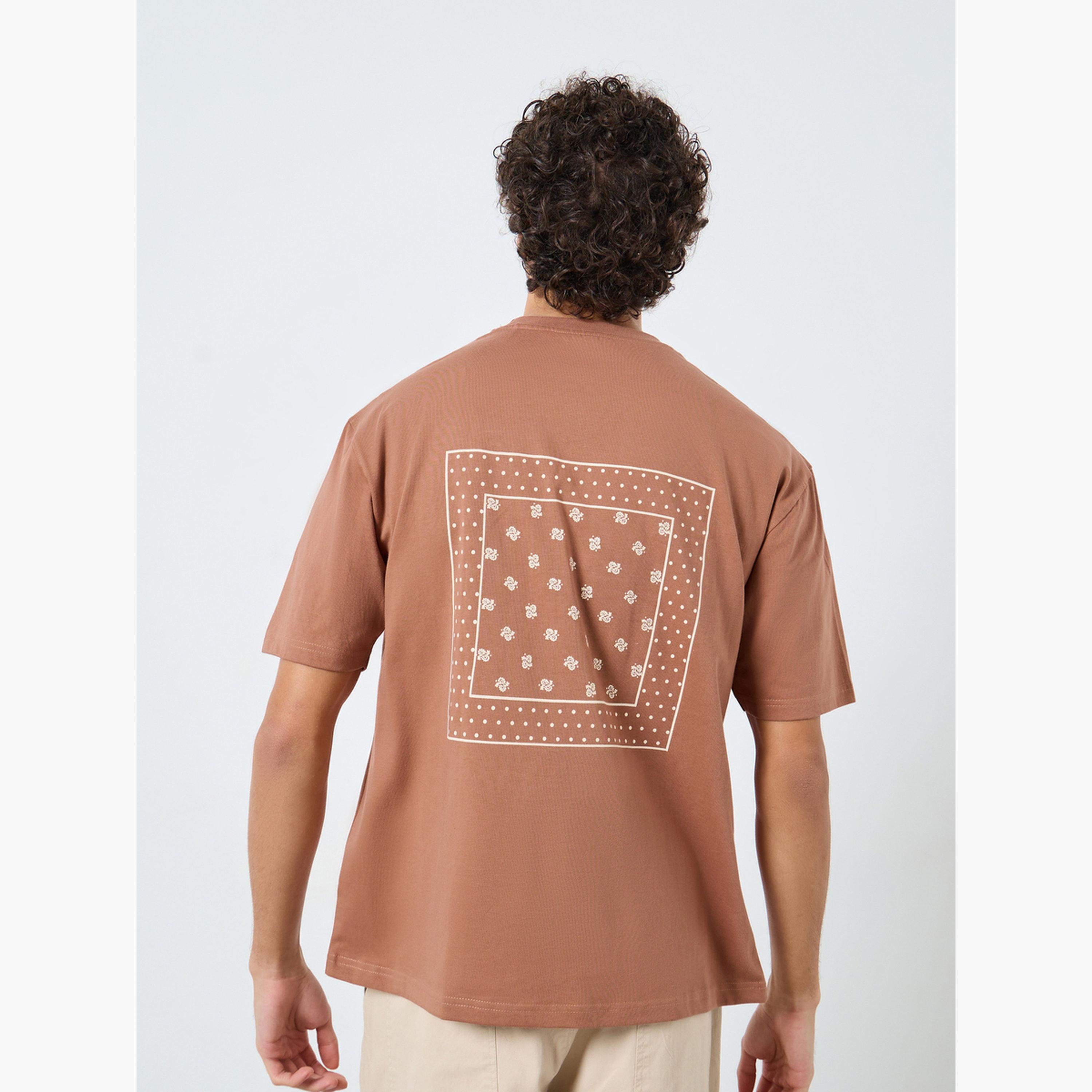 Styli Bandana Print Oversized Cotton T-Shirt-men-clothing-tshirtsandpolos-tshirts-image-5