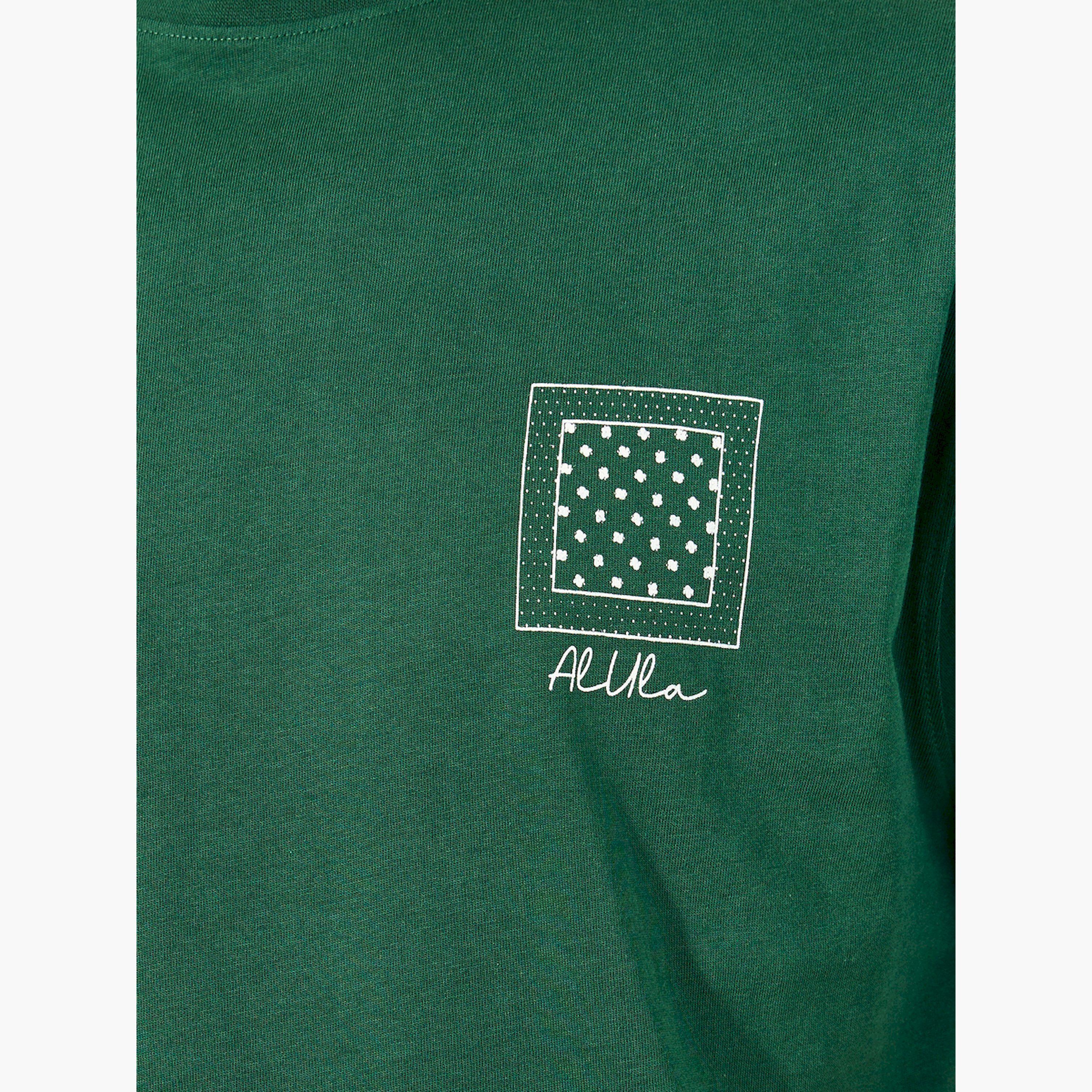 ستايلي - تي شيرت قطني كبير الحجم بطبعة وشاح بندانة-men-clothing-tshirtsandpolos-tshirts-image-4