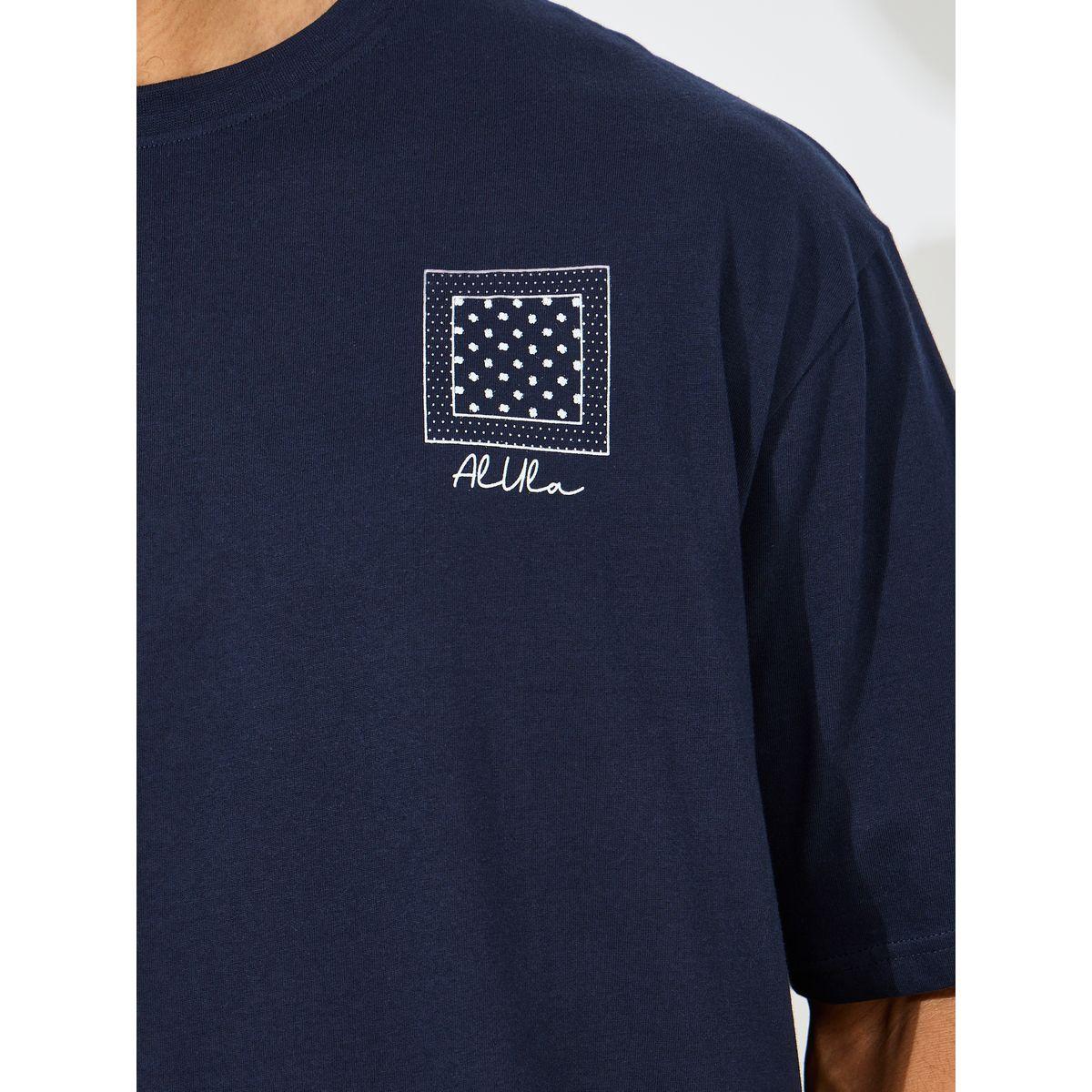 Styli Bandana Print Oversized Pure Cotton T-Shirt-men-clothing-tshirtsandpolos-tshirts-image-4