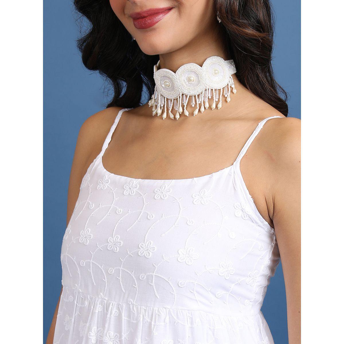 فستان ميدي مُطرّز بزهور مع كسرات كيتش × ستايلي-women-clothing-dresses-image-5