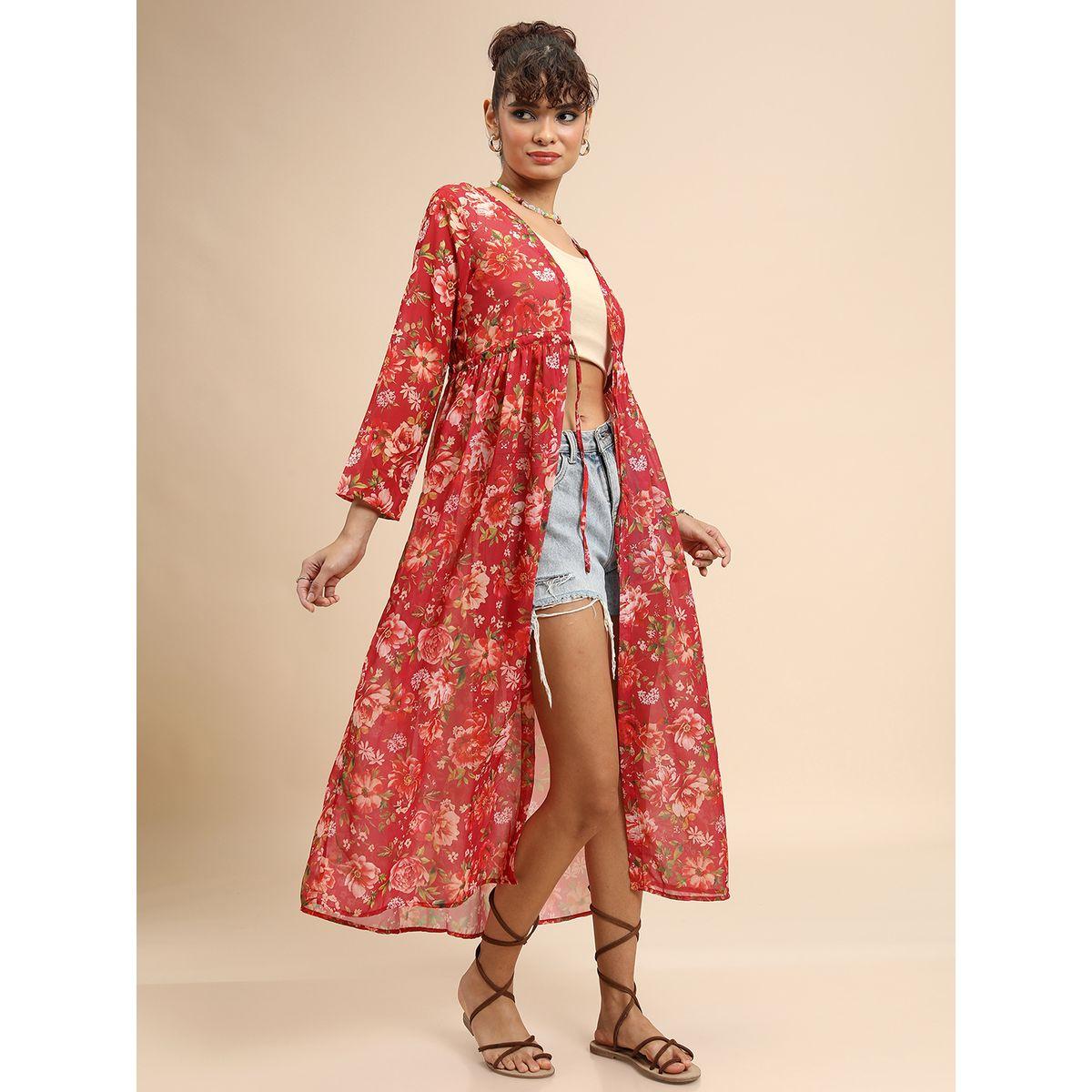 كيمونو مطبع بزهور مع أربطة طوكيو توكيز × ستايلي-women-clothing-shirtsandblouses-shirts-image-3
