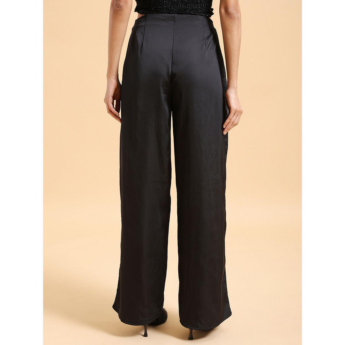 بنطال واسع بكسرات وسَّحاب غلق طوكيو توكيز × ستايلي-women-clothing-bottoms-trousers-image-2