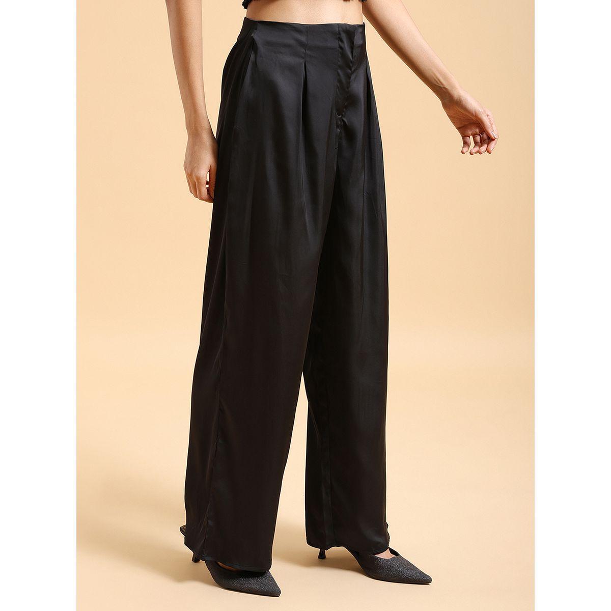 بنطال واسع بكسرات وسَّحاب غلق طوكيو توكيز × ستايلي-women-clothing-bottoms-trousers-image-6