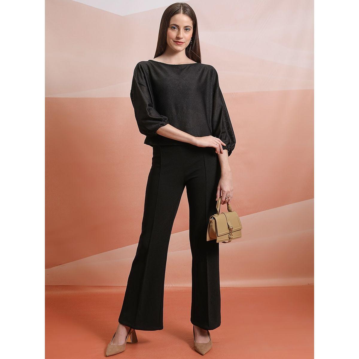 بلوزة بتفاصيل بارزة الملمس واكمام طويلة طوكيو توكيز × ستايلي-women-clothing-shirtsandblouses-blouses-image-4