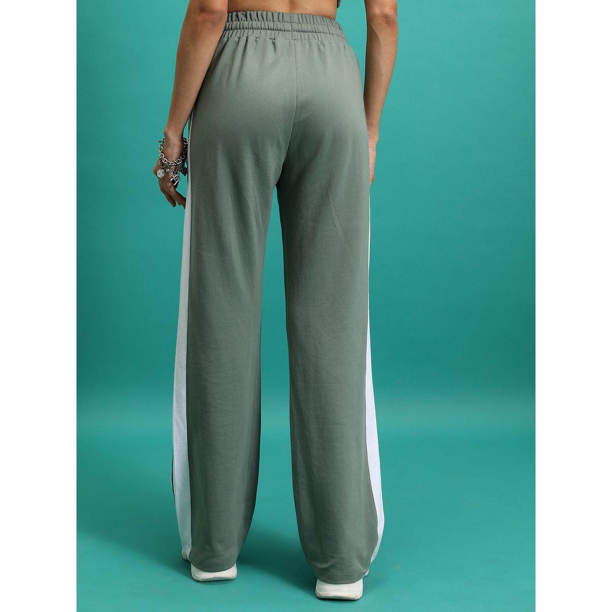 Tokyo Talkies X Styli  Side Stripe Typography Print Trackpant-women-clothing-bottoms-trousers-image-2