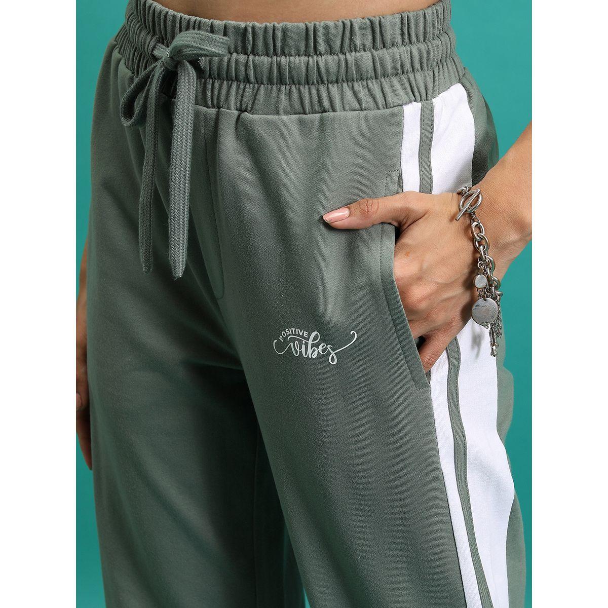 Tokyo Talkies X Styli  Side Stripe Typography Print Trackpant-women-clothing-bottoms-trousers-image-5
