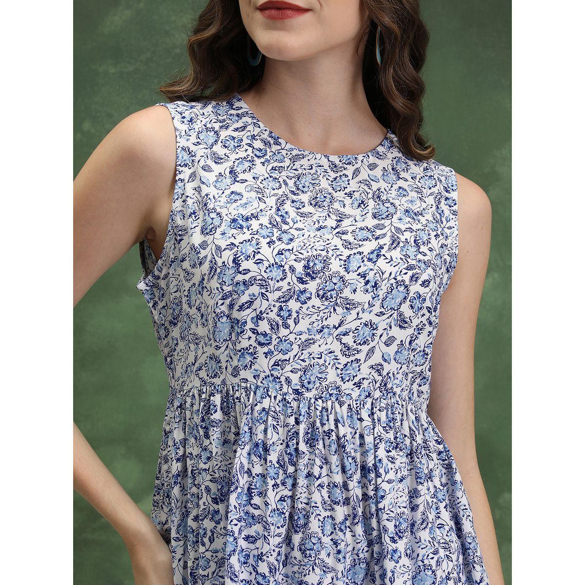 Vishudh X Styli  Floral Print Sleeveless A-Line Top-women-clothing-shirtsandblouses-blouses-image-5