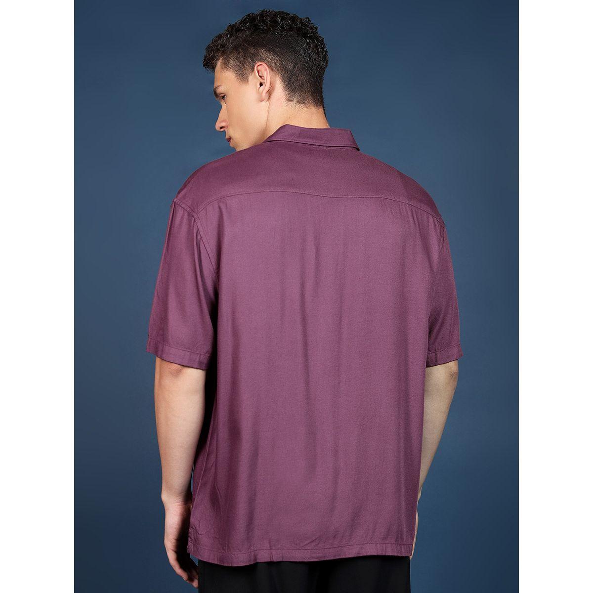 Highlander X Styli  Oversized Casual Shirt with Patch Pocket-men-clothing-shirts-image-3