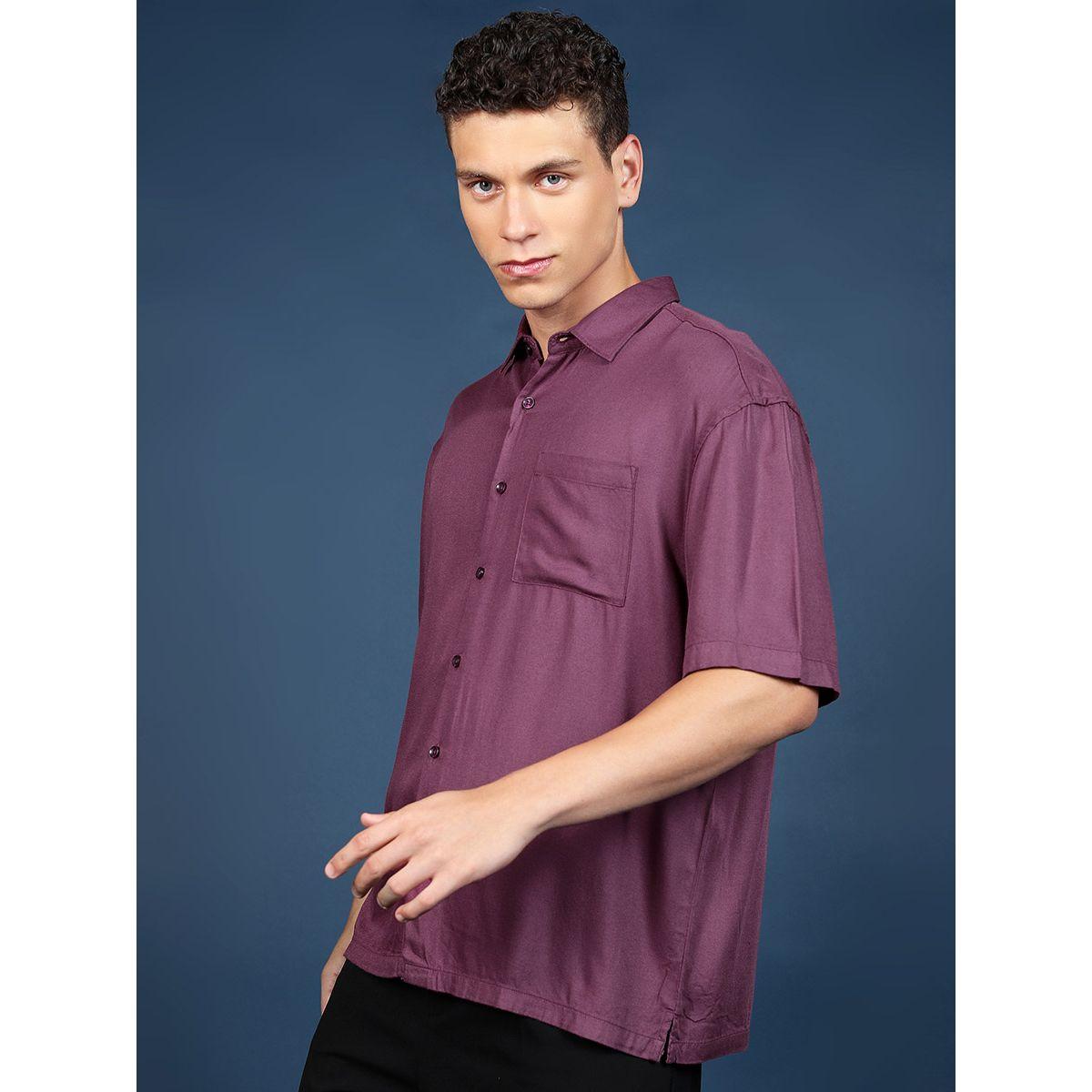 Highlander X Styli  Oversized Casual Shirt with Patch Pocket-men-clothing-shirts-image-4