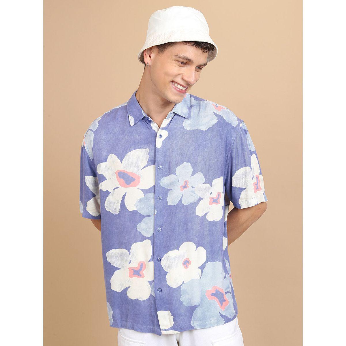 قميص كاجوال فضفاض بطبعة زهور بليسمنت هايلاندر × ستايلي-men-clothing-shirts-image-1