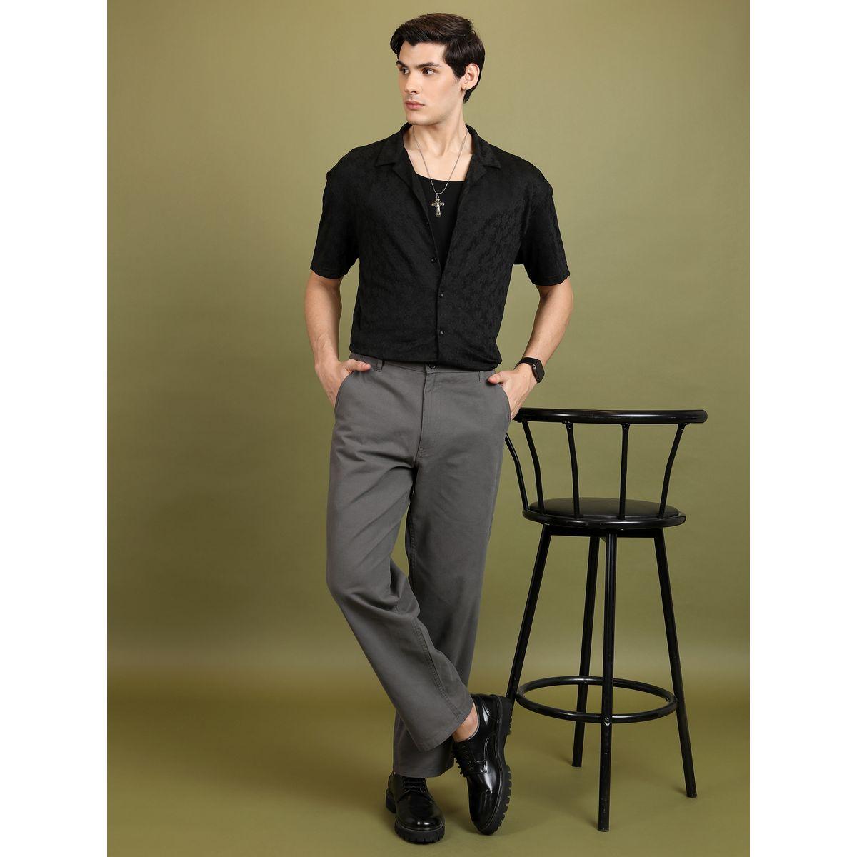 قميص فضفاض كاجوال بتصميم خاص هايلاندر × ستايلي-men-clothing-shirts-image-2