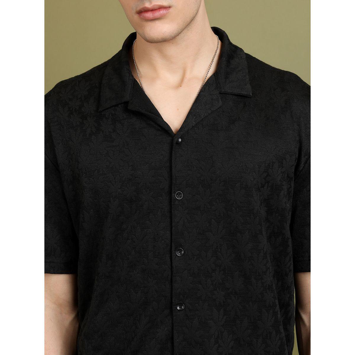 قميص فضفاض كاجوال بتصميم خاص هايلاندر × ستايلي-men-clothing-shirts-image-5