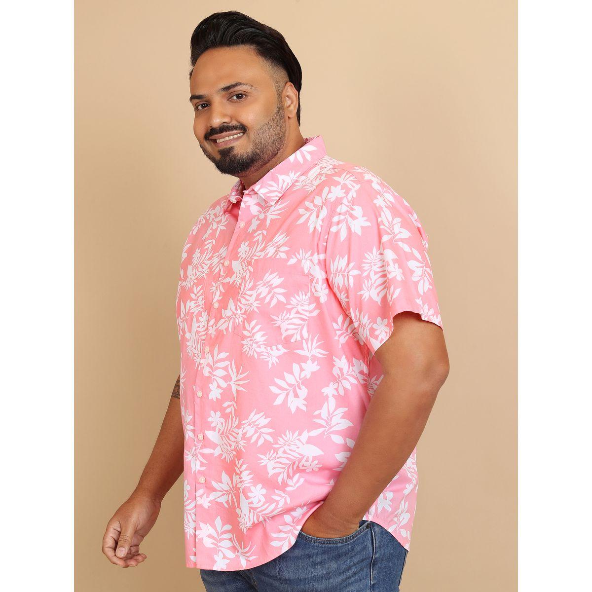 Highlander X Styli  Plus Size Floral Print Cotton Casual Shirt-men-clothing-tshirtsandpolos-tshirts-image-4
