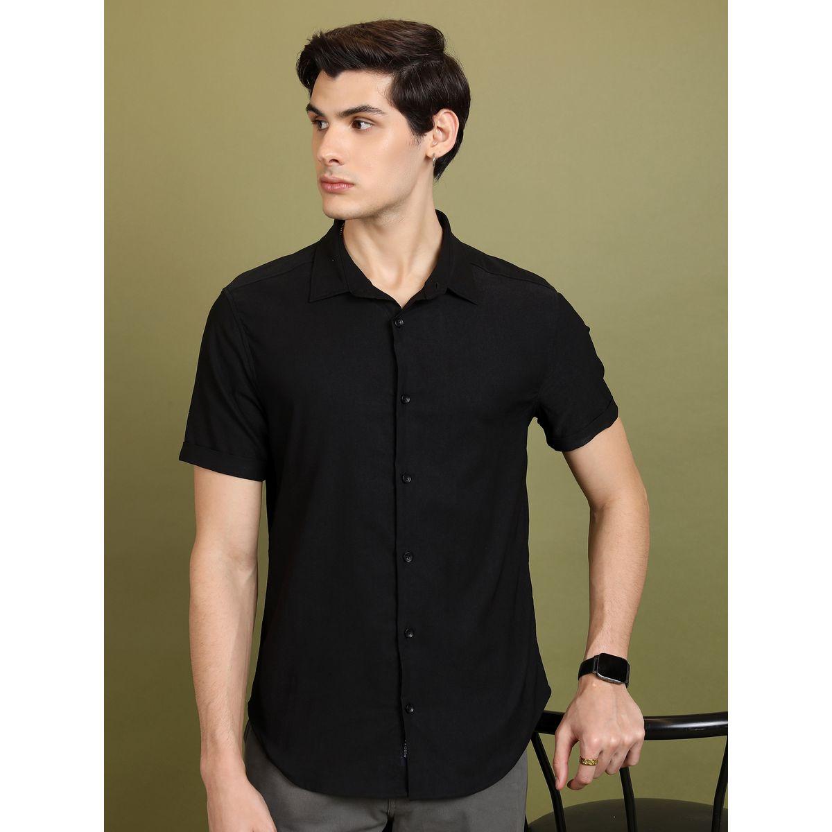 قميص كاجوال بياقة سبريد وقصة سليم فت كيتش × ستايلي-men-clothing-shirts-image-1