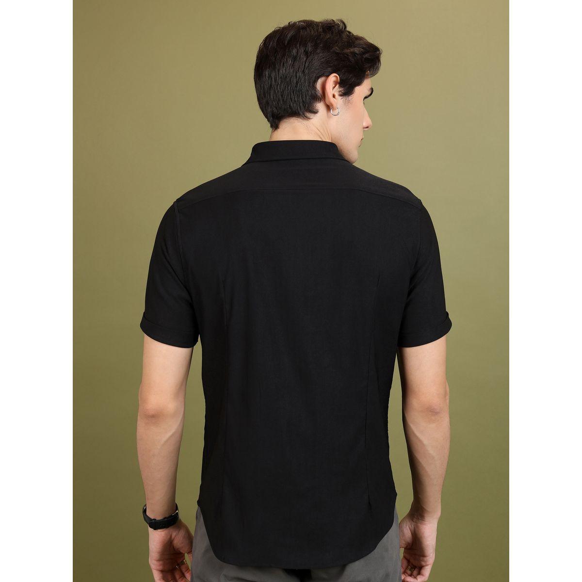 قميص كاجوال بياقة سبريد وقصة سليم فت كيتش × ستايلي-men-clothing-shirts-image-3