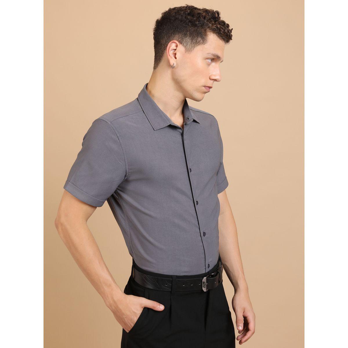 قميص كاجوال بياقة سبريد وقصة سليم فت كيتش × ستايلي-men-clothing-shirts-image-6