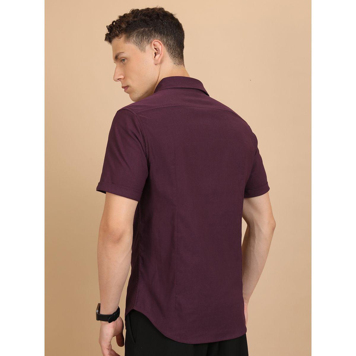 Ketch X Styli  Slim Fit Spread Collar Casual Shirt-men-clothing-shirts-image-3