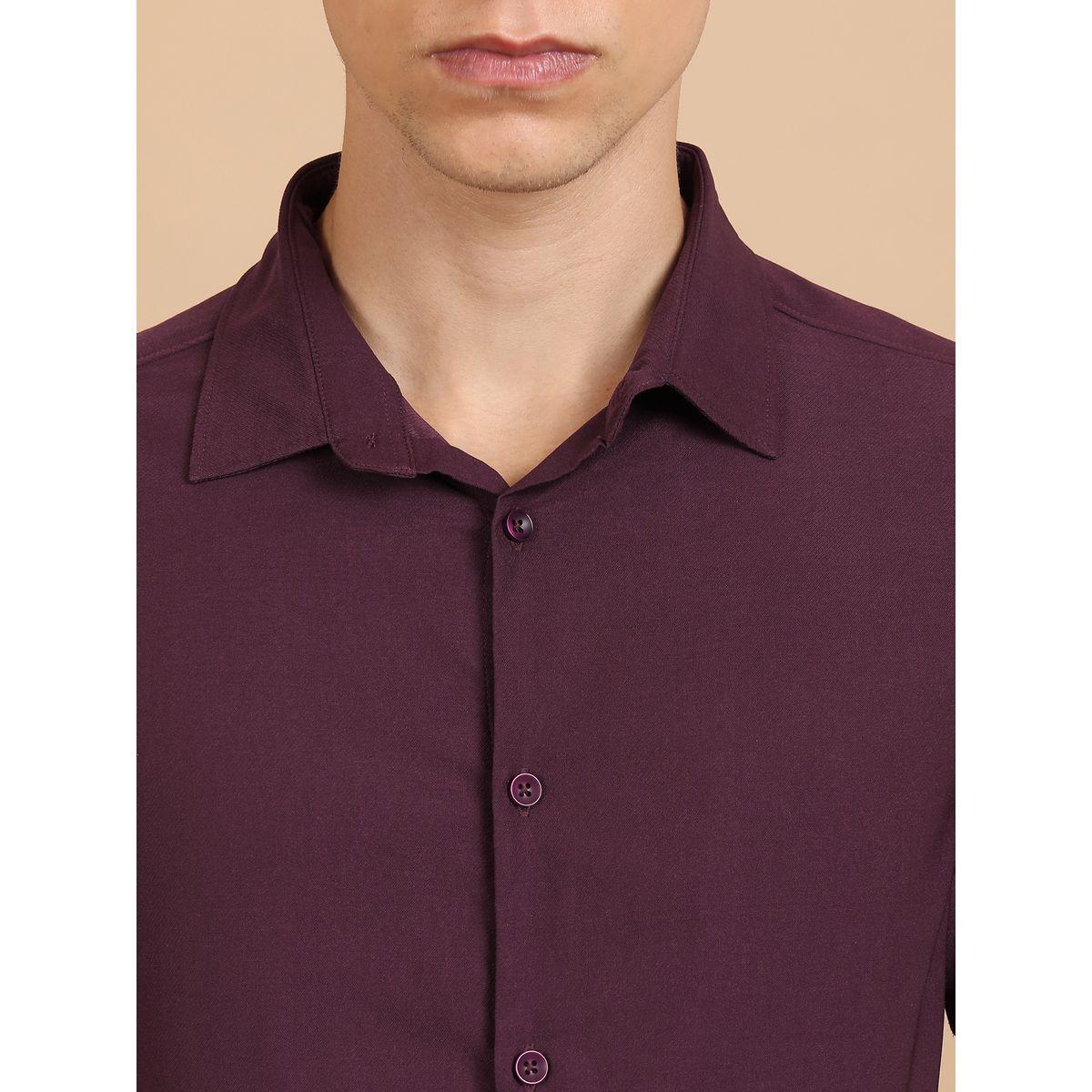 Ketch X Styli  Slim Fit Spread Collar Casual Shirt-men-clothing-shirts-image-5