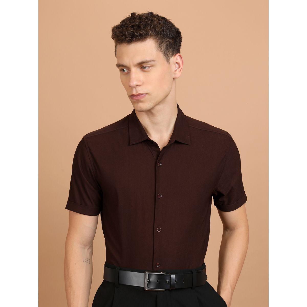 Ketch X Styli  Slim Fit Spread Collar Casual Shirt-men-clothing-shirts-image-1