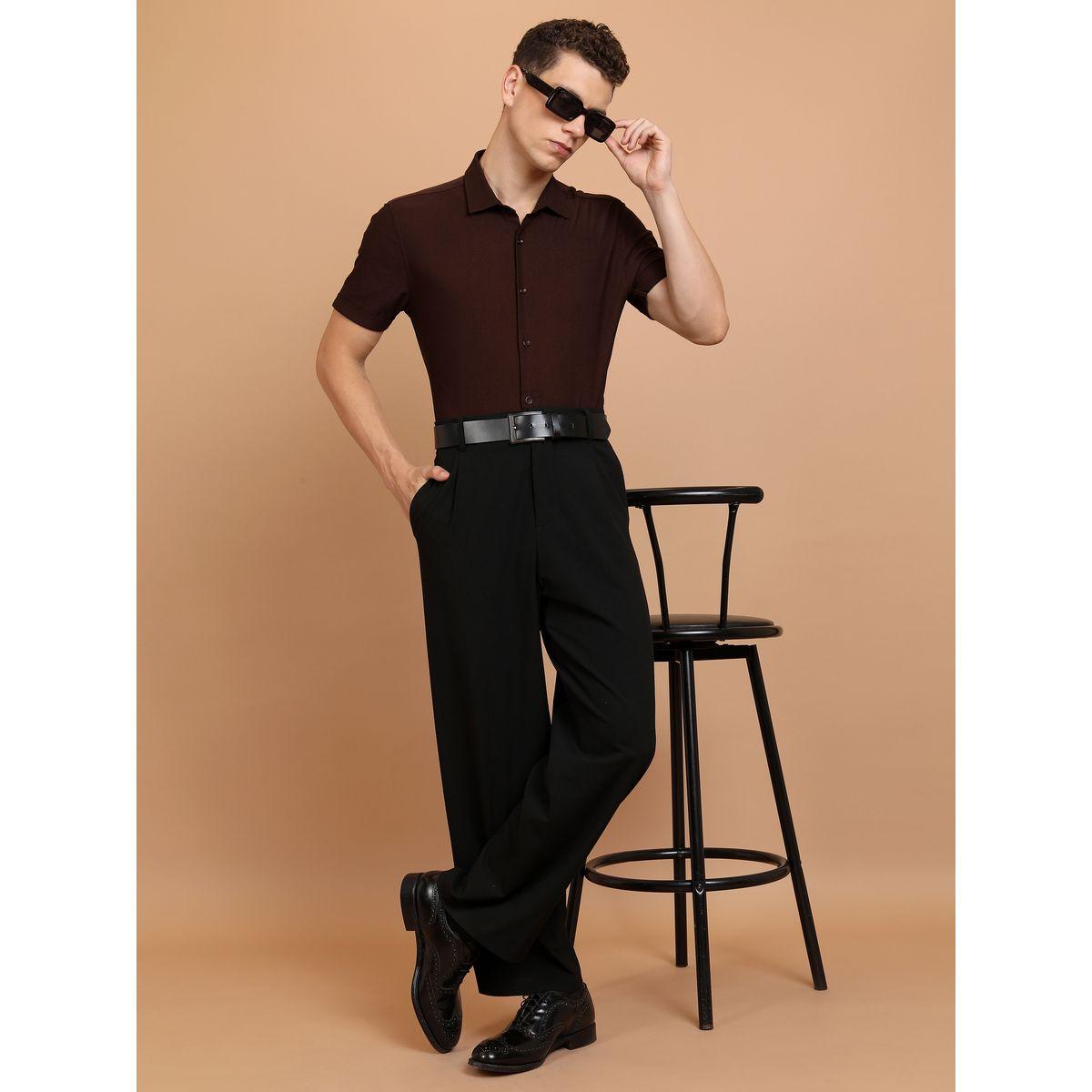 Ketch X Styli  Slim Fit Spread Collar Casual Shirt-men-clothing-shirts-image-2
