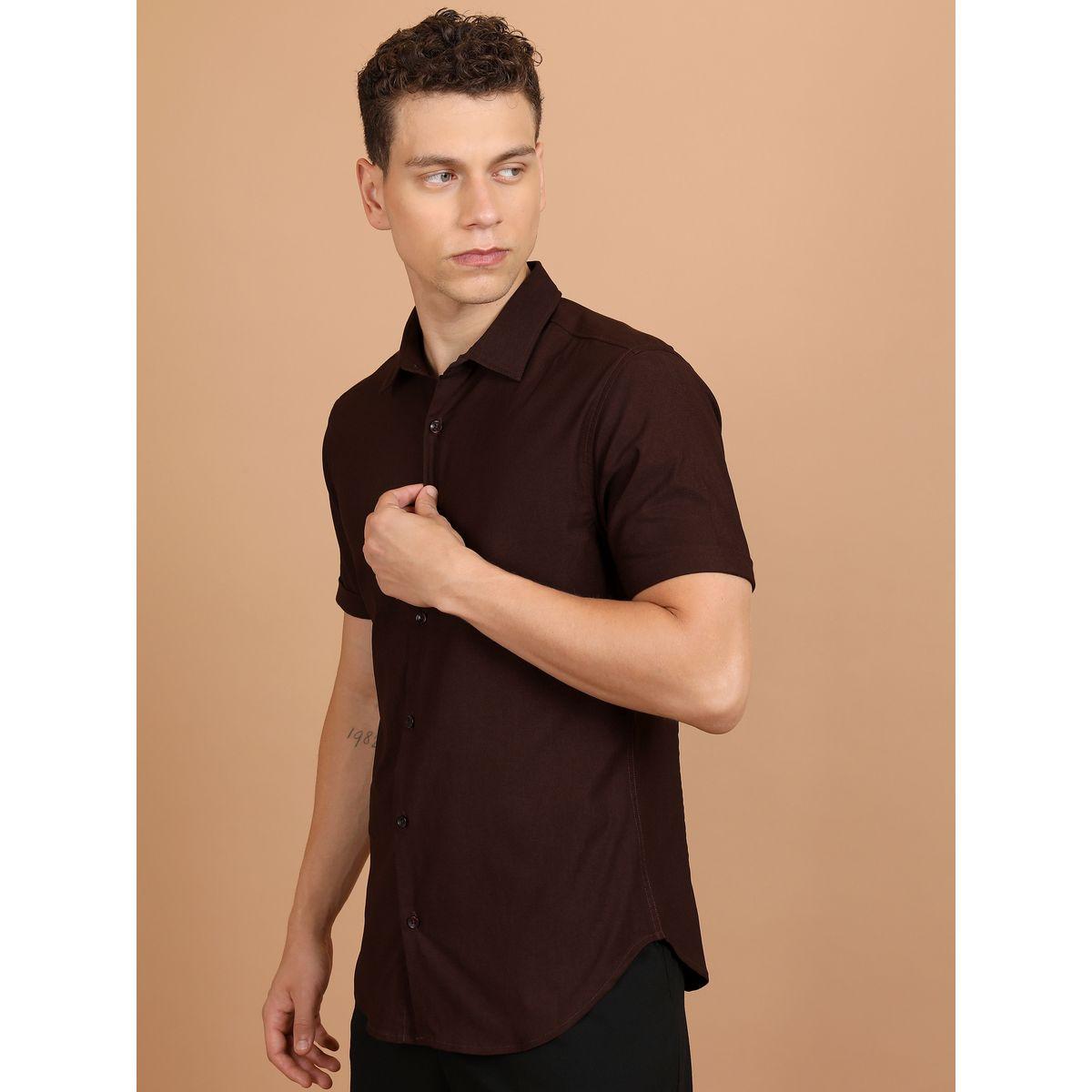 Ketch X Styli  Slim Fit Spread Collar Casual Shirt-men-clothing-shirts-image-4