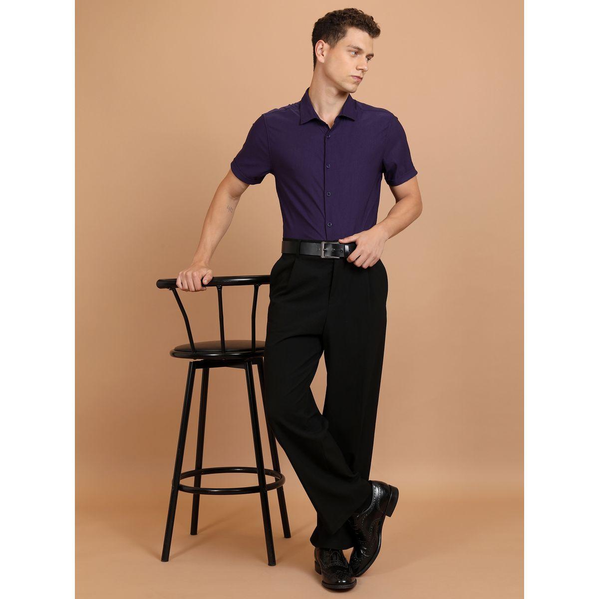 Ketch X Styli  Slim Fit Spread Collar Casual Shirt-men-clothing-shirts-image-2