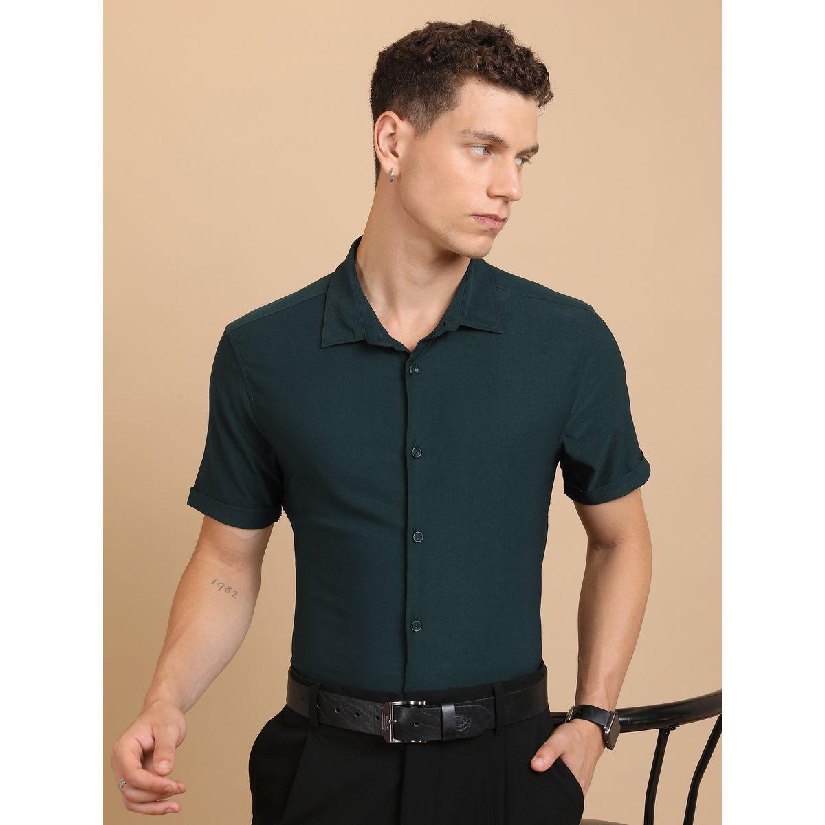 Ketch X Styli  Slim Fit Spread Collar Casual Shirt-men-clothing-shirts-image-1