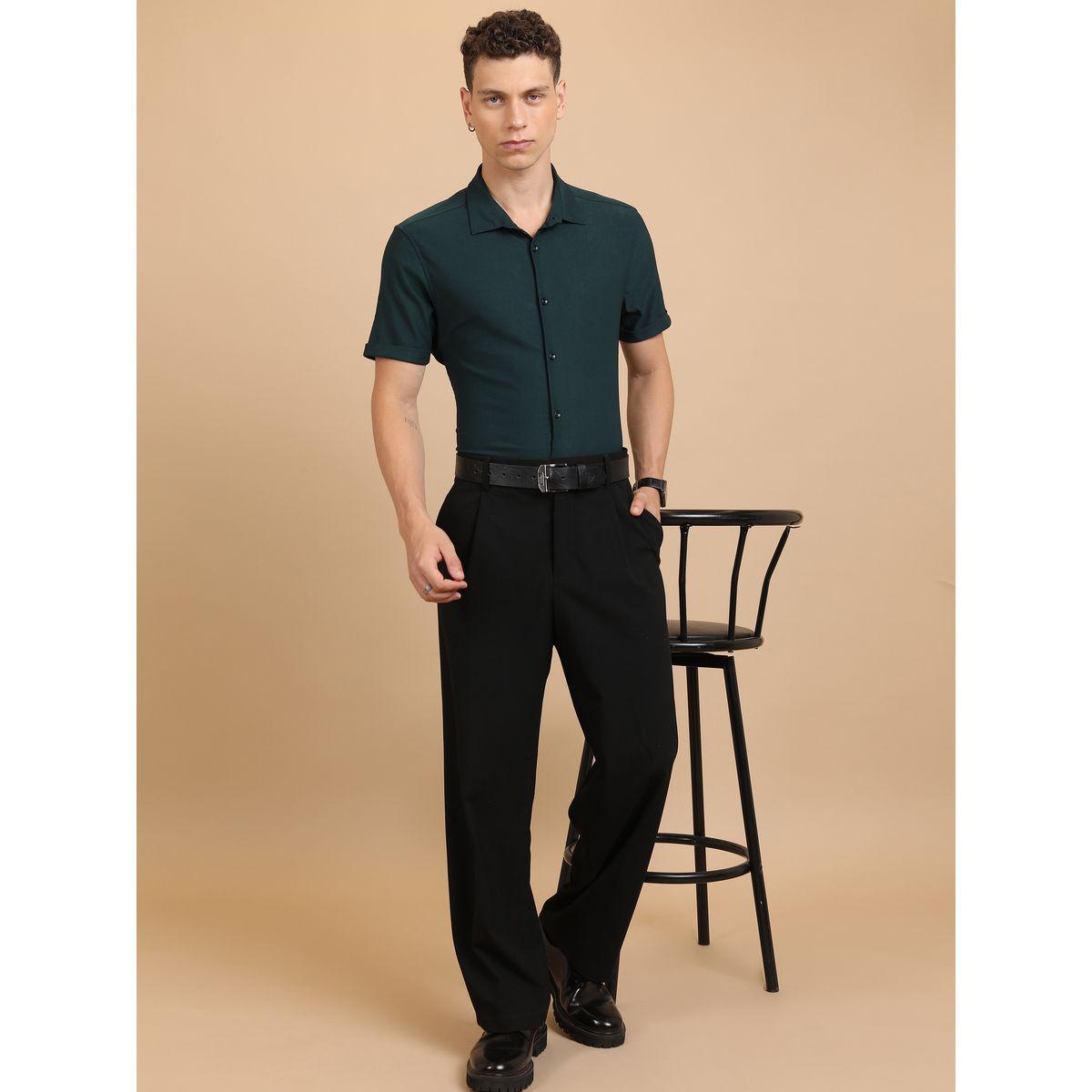 Ketch X Styli  Slim Fit Spread Collar Casual Shirt-men-clothing-shirts-image-2