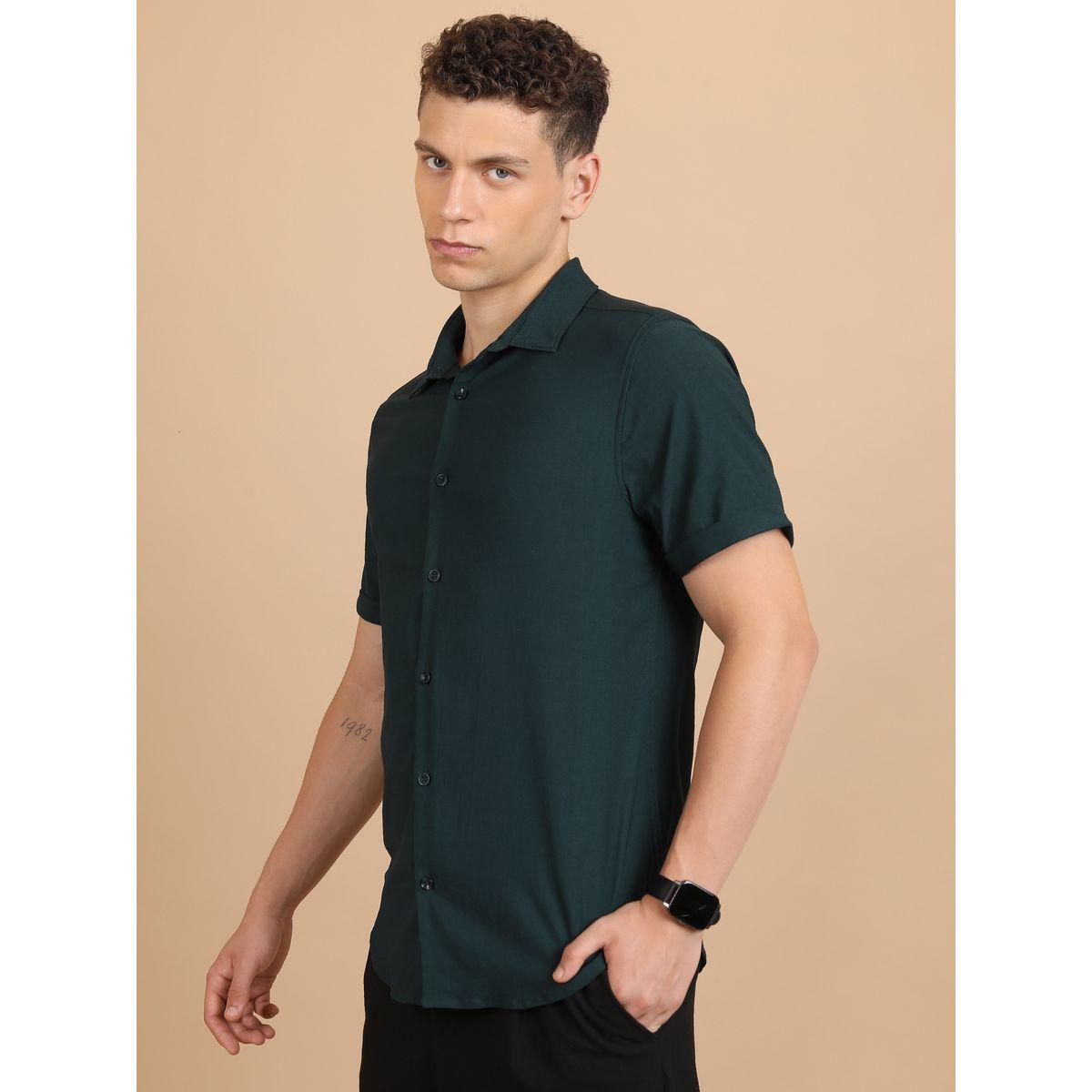 Ketch X Styli  Slim Fit Spread Collar Casual Shirt-men-clothing-shirts-image-4