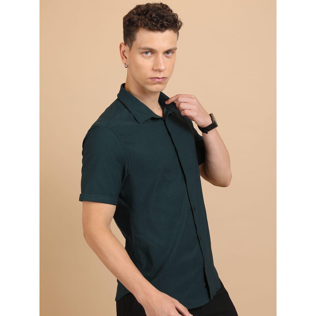 Ketch X Styli  Slim Fit Spread Collar Casual Shirt-men-clothing-shirts-image-6