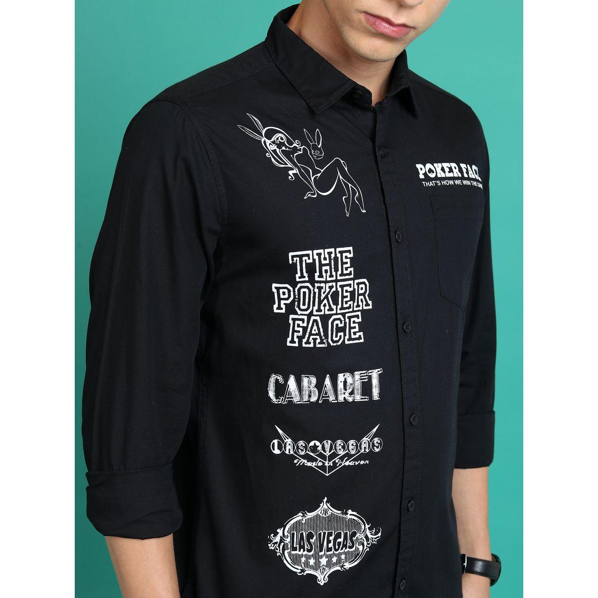 Ketch X Styli  Spread Collar Slim Fit Typography Print Casual Shirt-men-clothing-shirts-image-5