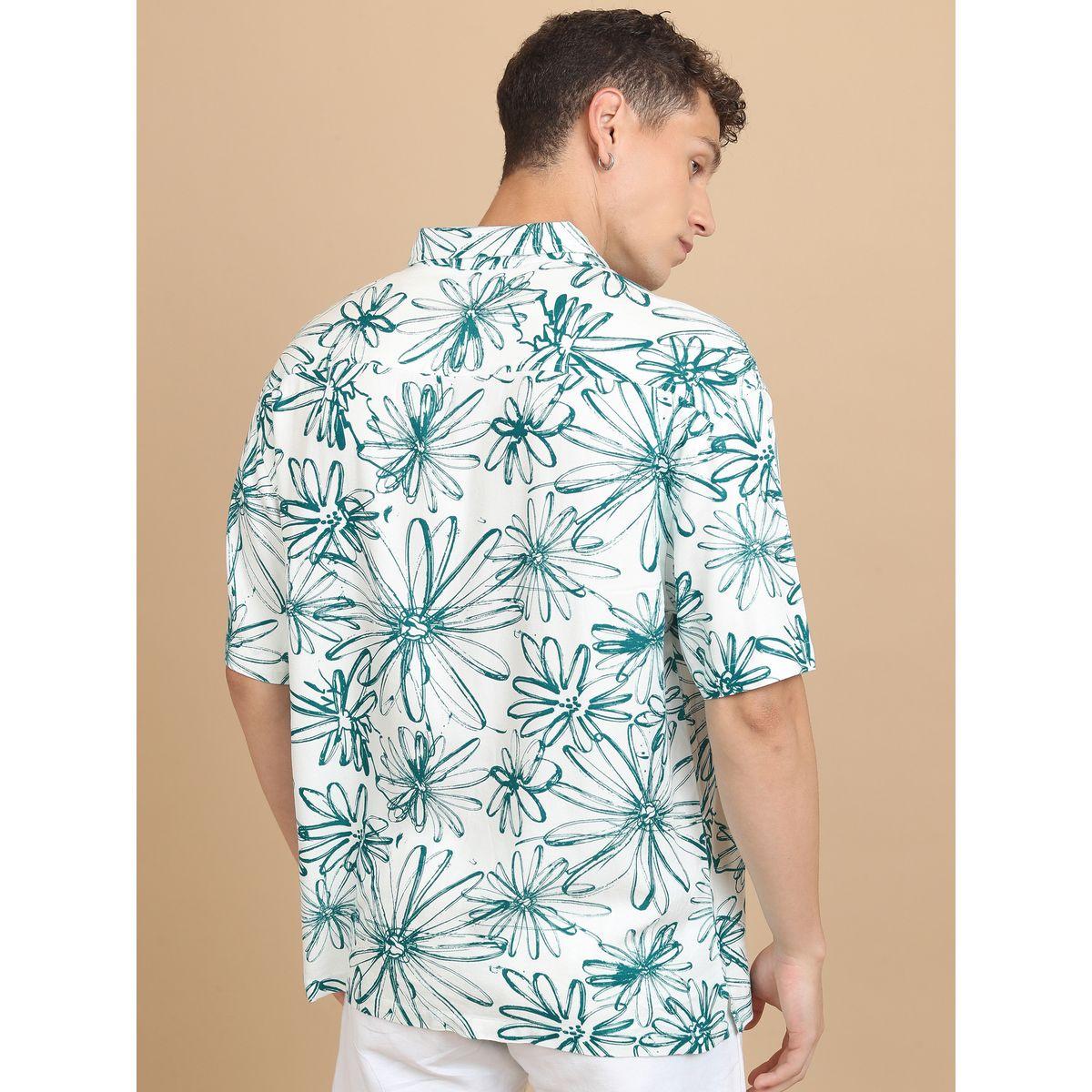 قميص كاجوال بطبعة كتابة وقصة سليم فت كيتش × ستايلي-men-clothing-shirts-image-3