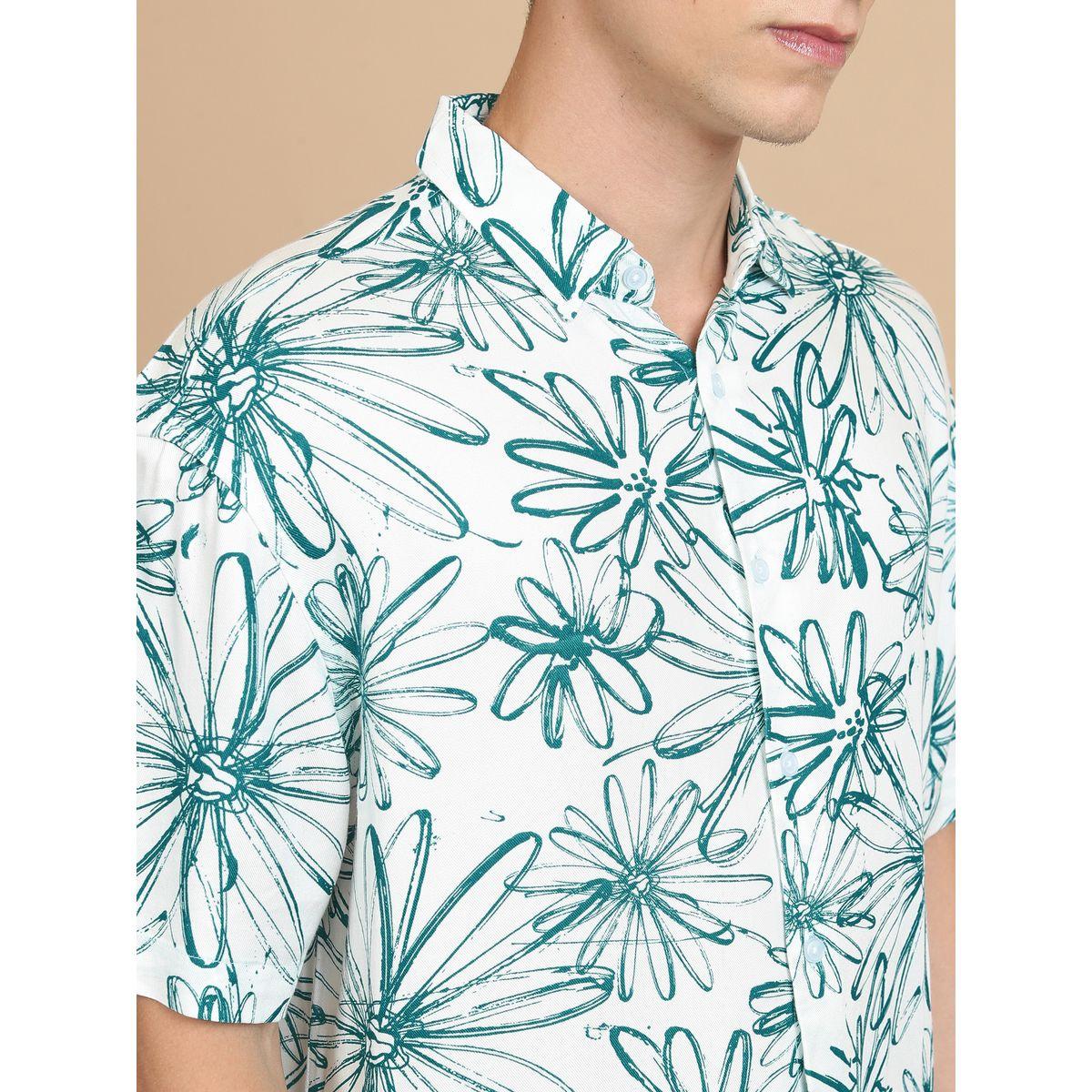 قميص كاجوال بطبعة كتابة وقصة سليم فت كيتش × ستايلي-men-clothing-shirts-image-5