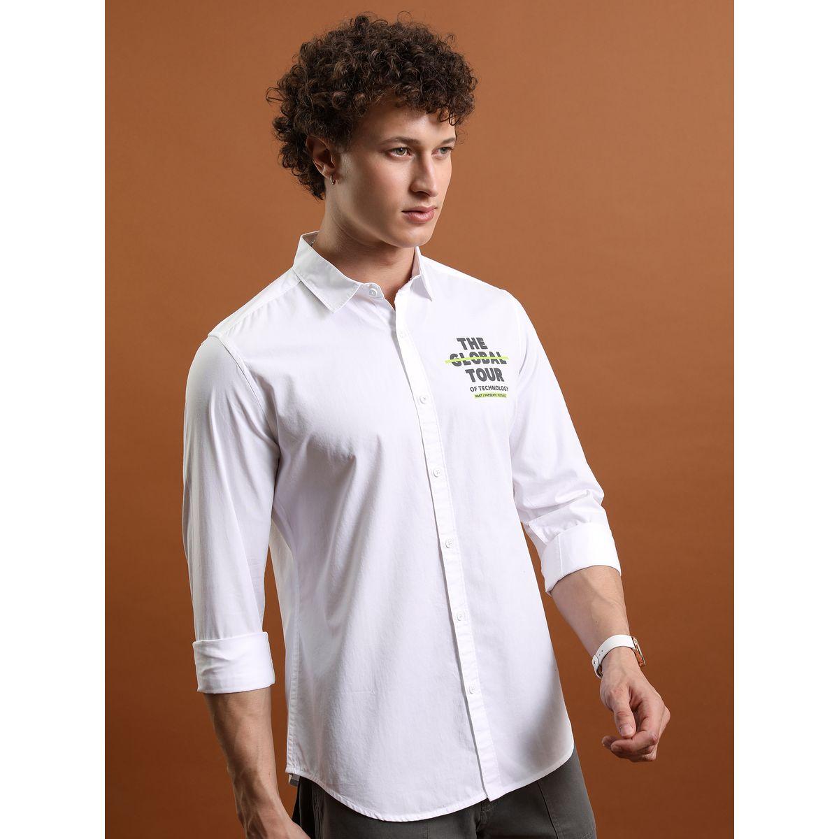 Ketch X Styli  Slim Fit Typography Print Cotton Casual Shirt-men-clothing-shirts-image-6