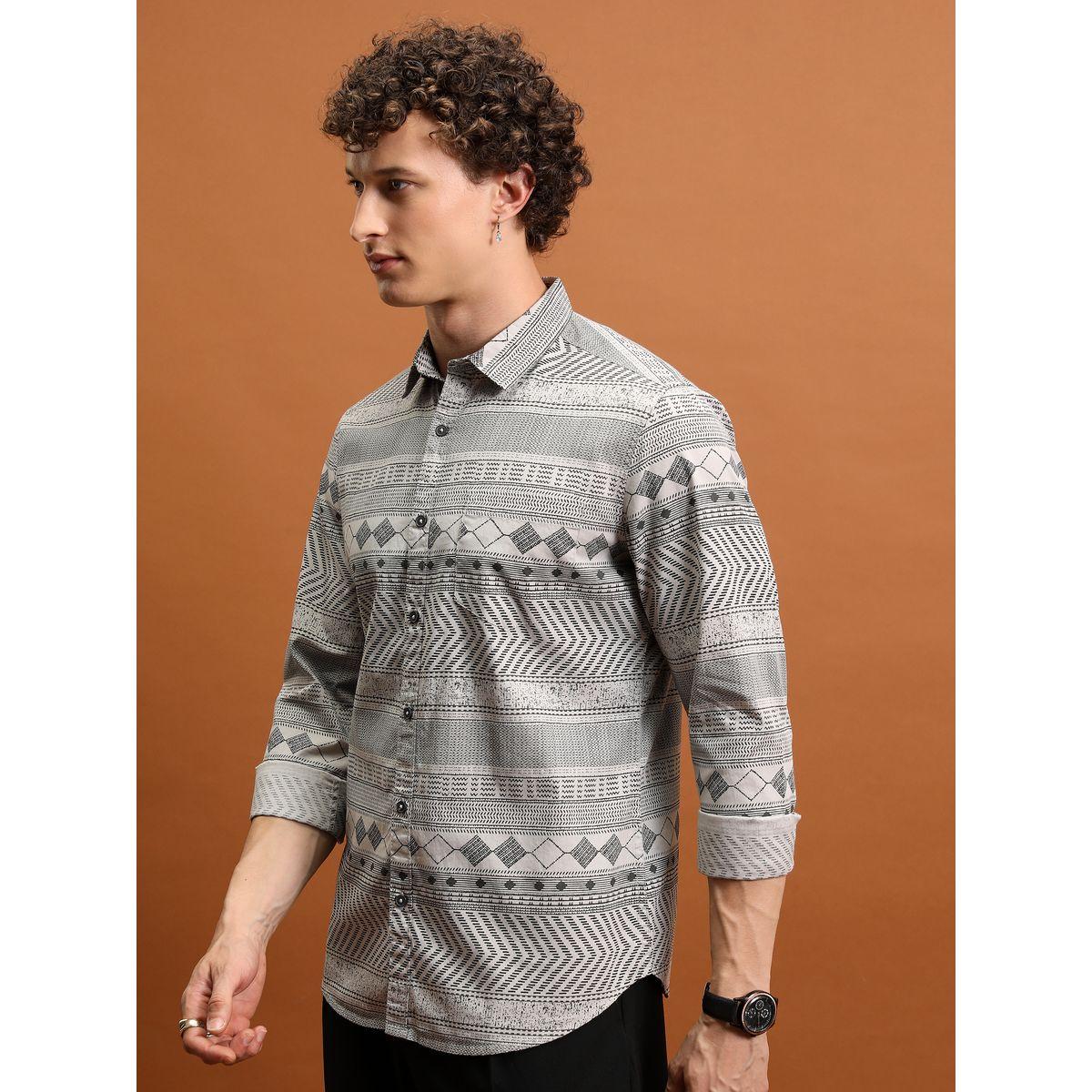 قميص كاجوال بقصة سليم فت كيتش × ستايلي-men-clothing-shirts-image-4