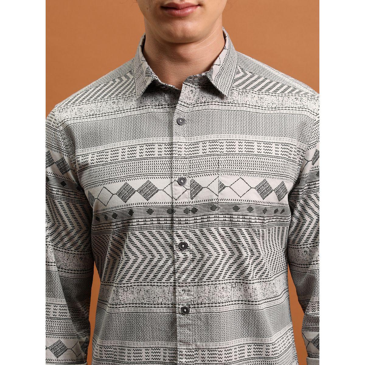 قميص كاجوال بقصة سليم فت كيتش × ستايلي-men-clothing-shirts-image-5