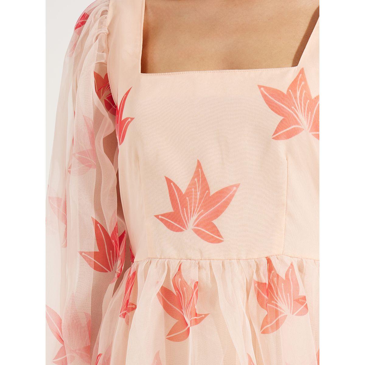 Styli Tie-Up Back Square Neck Maxi Dress-women-clothing-dresses-image-3