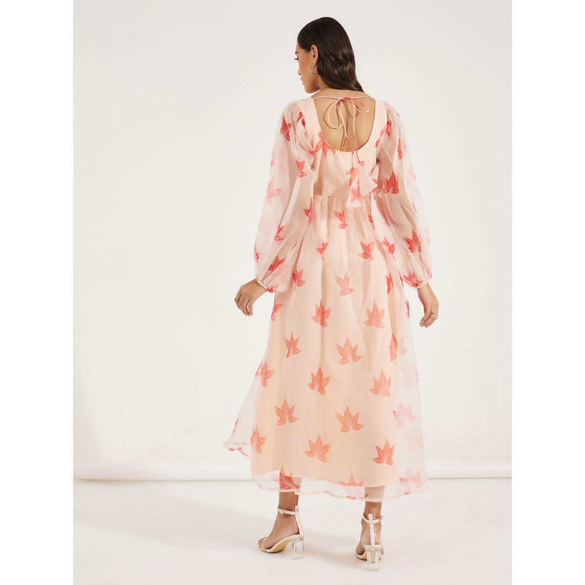فستان طويل مطبع بزهور مع اكمام طويلة-women-clothing-dresses-image-4