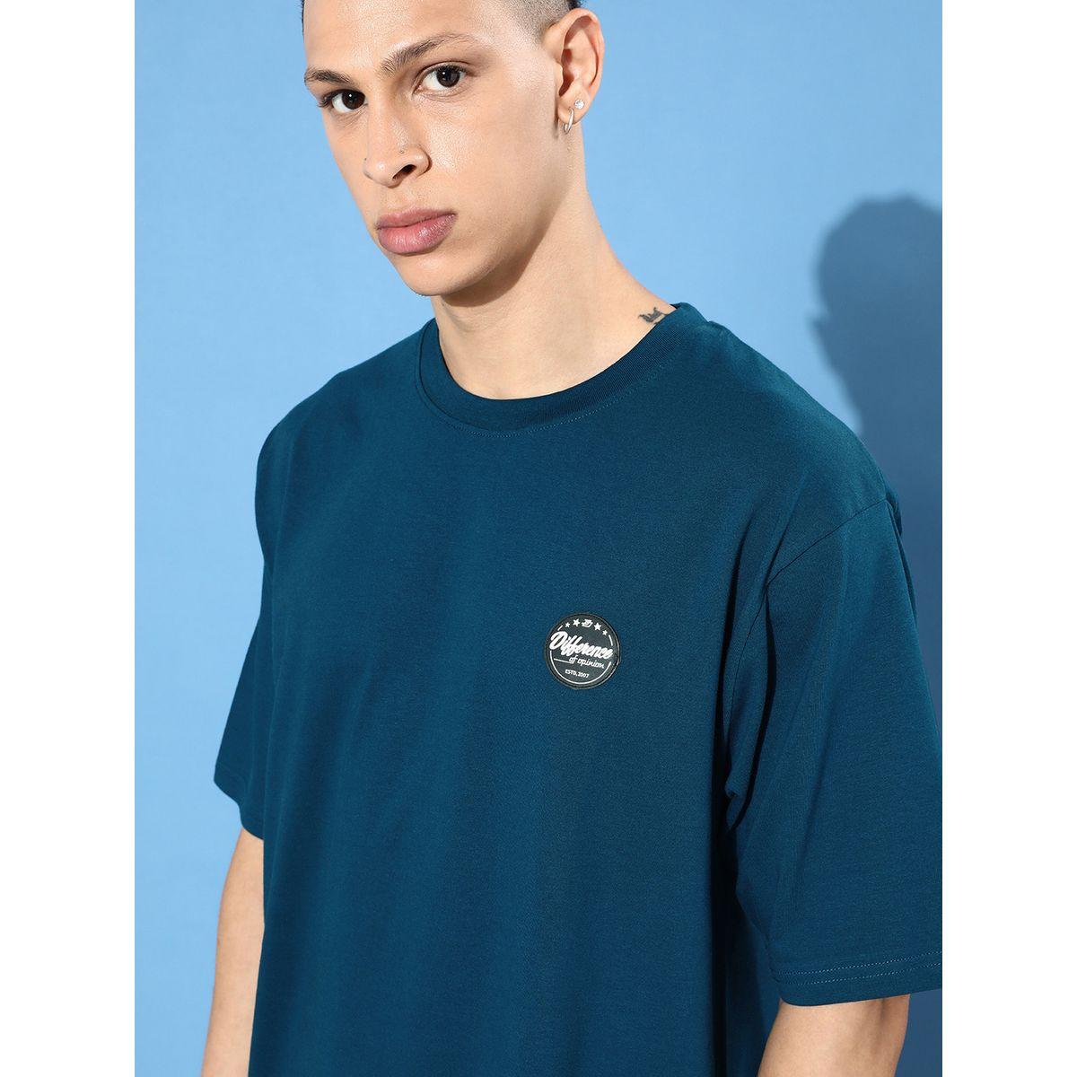 Difference of Opinion X Styli  Oversized Believe Back Print T-Shirt with Badge Detail-men-clothing-tshirtsandpolos-tshirts-image-3