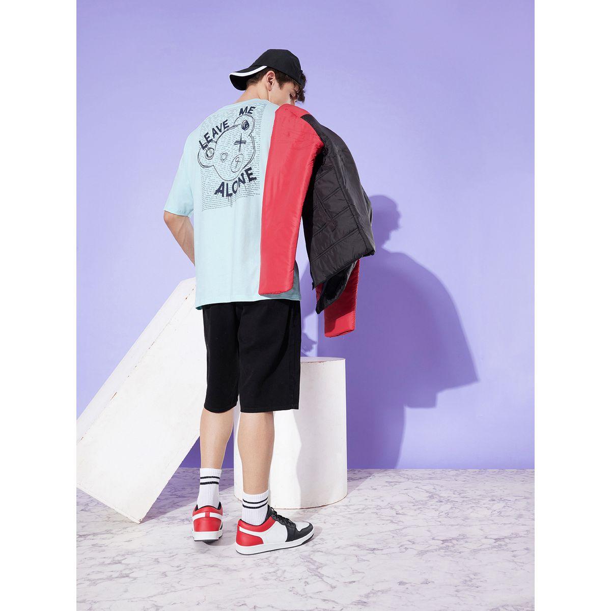 Dillinger X Styli  Oversized Teddy Print T-Shirt with Short Sleeves-men-clothing-tshirtsandpolos-tshirts-image-1