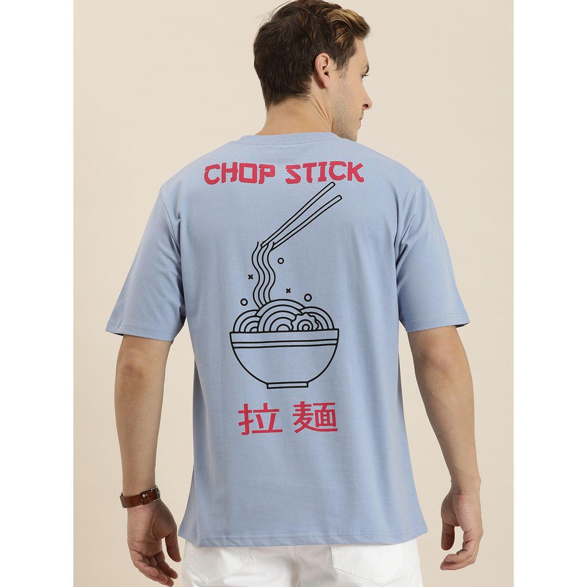Dillinger Oversized Chopstick Back & Front Print T-Shirt-men-clothing-tshirtsandpolos-tshirts-image-2
