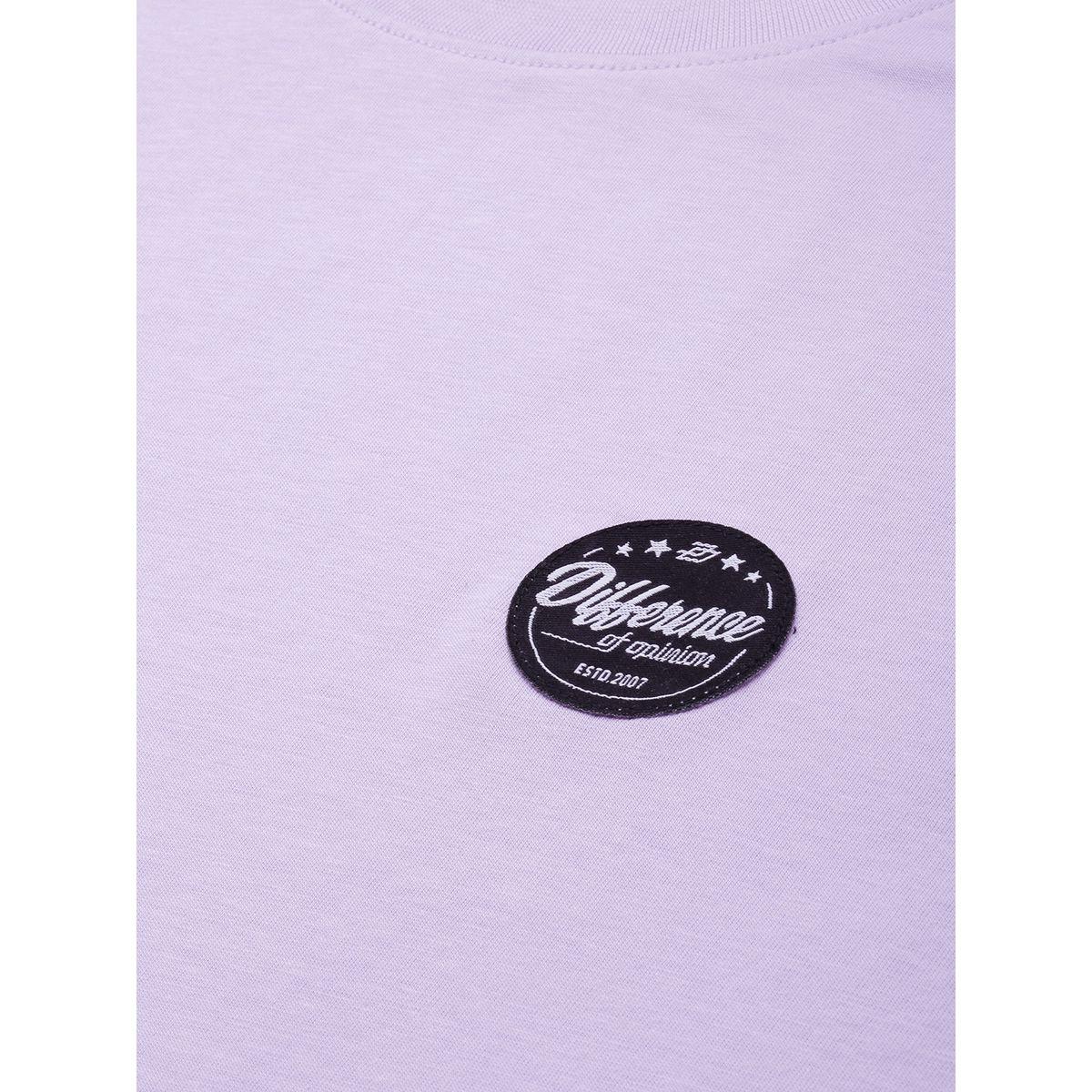 Difference of Opinion Oversized Back Logo Print T-Shirt with Badge Detail-men-clothing-tshirtsandpolos-tshirts-image-2