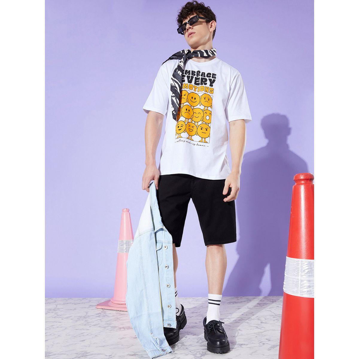 Dillinger X Styli  Oversized Graphic Print T-Shirt with Short Sleeves-men-clothing-tshirtsandpolos-tshirts-image-4