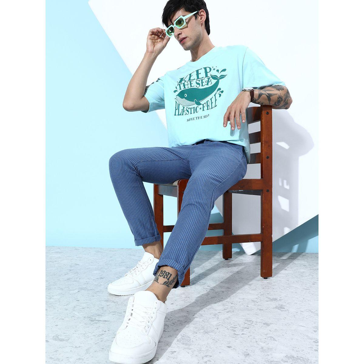 Dillinger X Styli  Oversized Slogan Print T-Shirt with Short Sleeves-men-clothing-tshirtsandpolos-tshirts-image-5