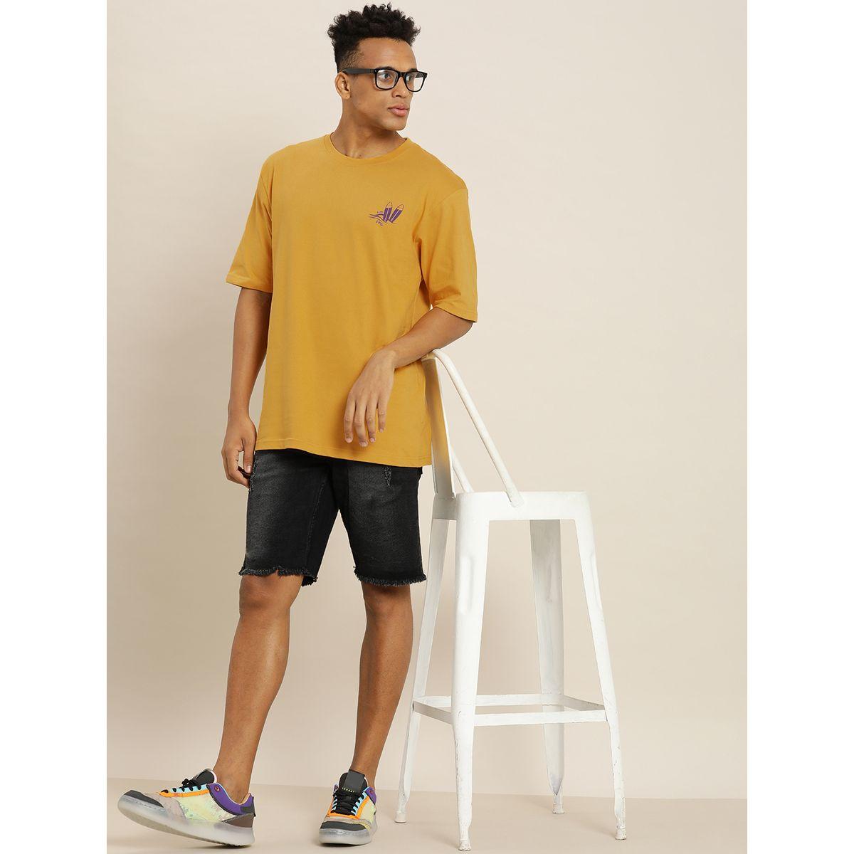 Difference of Opinion Oversized Aloha Beach Print T-Shirt with Short Sleeves-men-clothing-tshirtsandpolos-tshirts-image-4