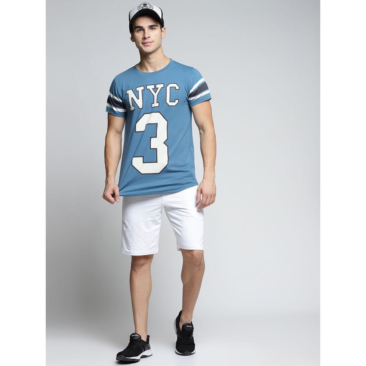 تيشيرت بطبعة فارسيتي مع اكمام قصيرة-men-clothing-tshirtsandpolos-tshirts-image-4
