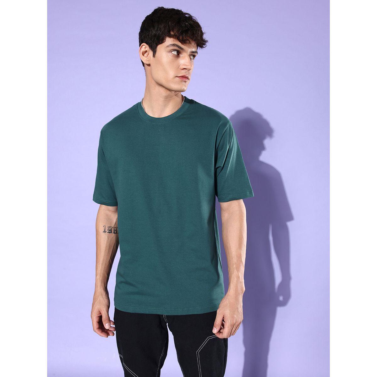 Dillinger X Styli  Oversized Happily Alone Graphic Print T-Shirt-men-clothing-tshirtsandpolos-tshirts-image-4